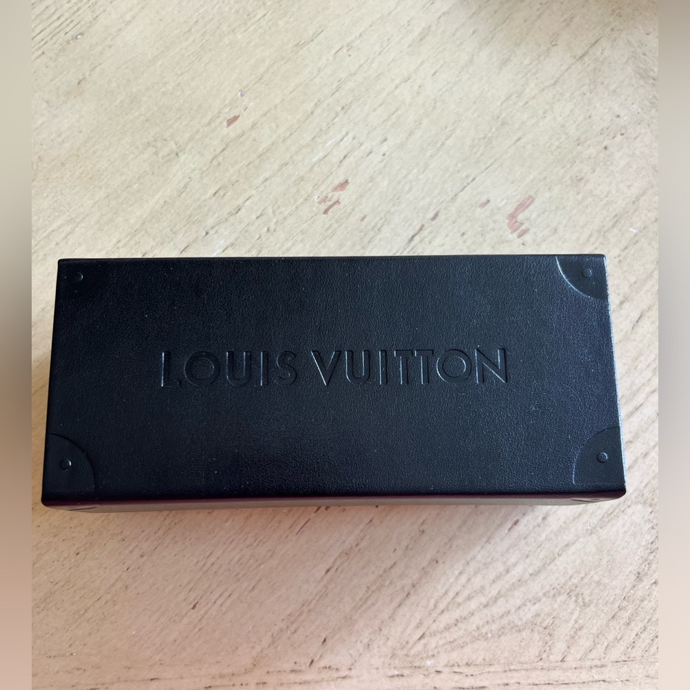 Empty authentic sunglasses case Louis Vuitton, black
